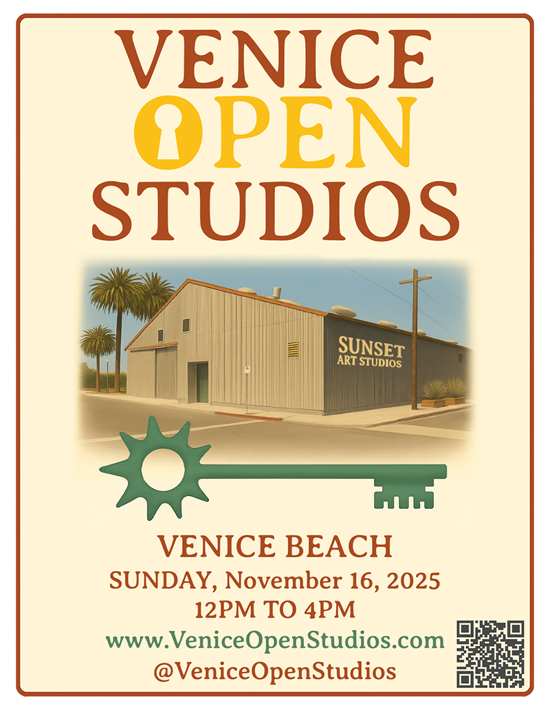 Venice Open Studios<br />
Sunday, November 16, 2025